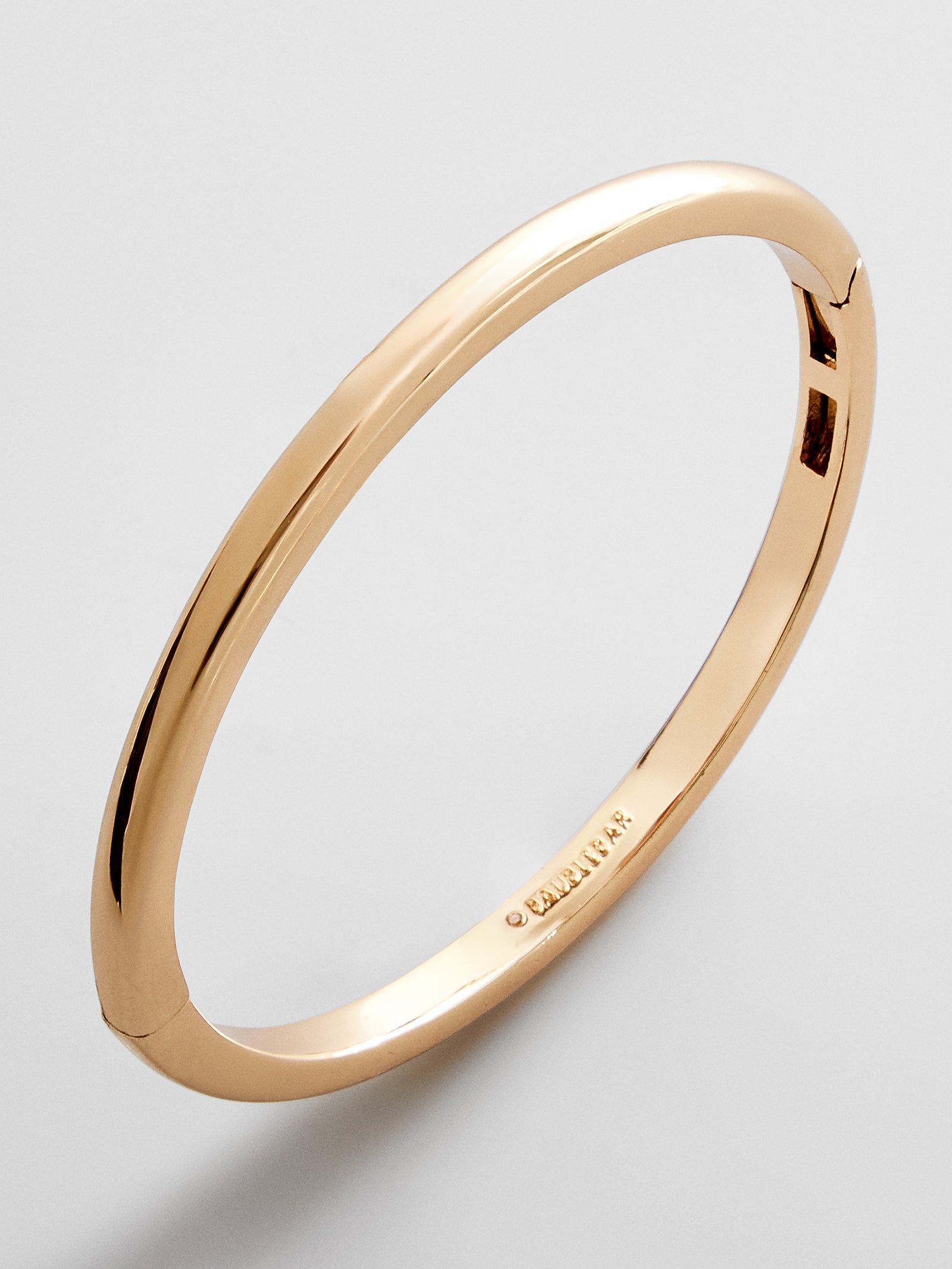 118930_SS_01_1.jpg Nadia Classic Hinge Bangle - Classic Thin Gold — изображение 1