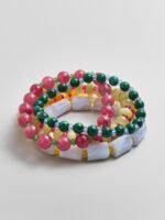Darcy Beaded Bracelet Set - Vibrant Multi