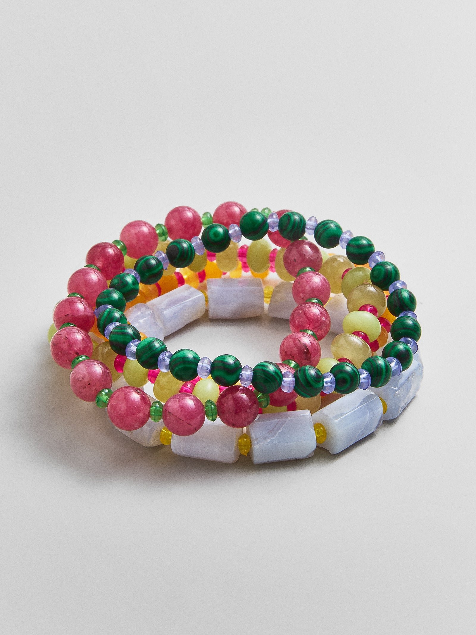 150817_SS_01_v2.jpg Darcy Beaded Bracelet Set - Vibrant Multi — изображение 1