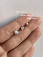 Debra 14K Gold Earrings - 6MM Debra Earring — изображение 3