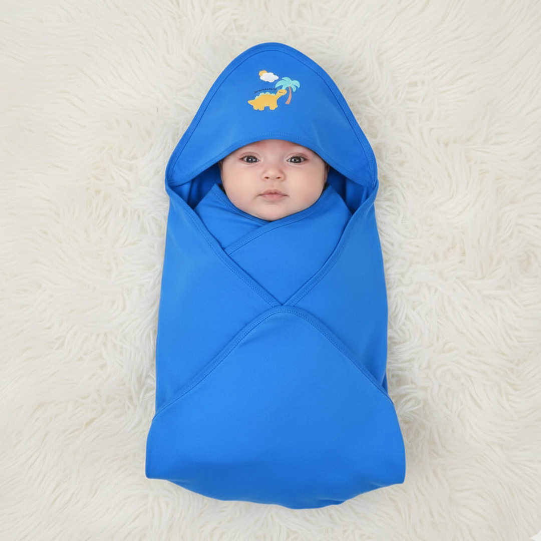 Z1377720225.png Infant Unisex Cotton Interlock Wrapping Sheet DINO-Multi — изображение 1