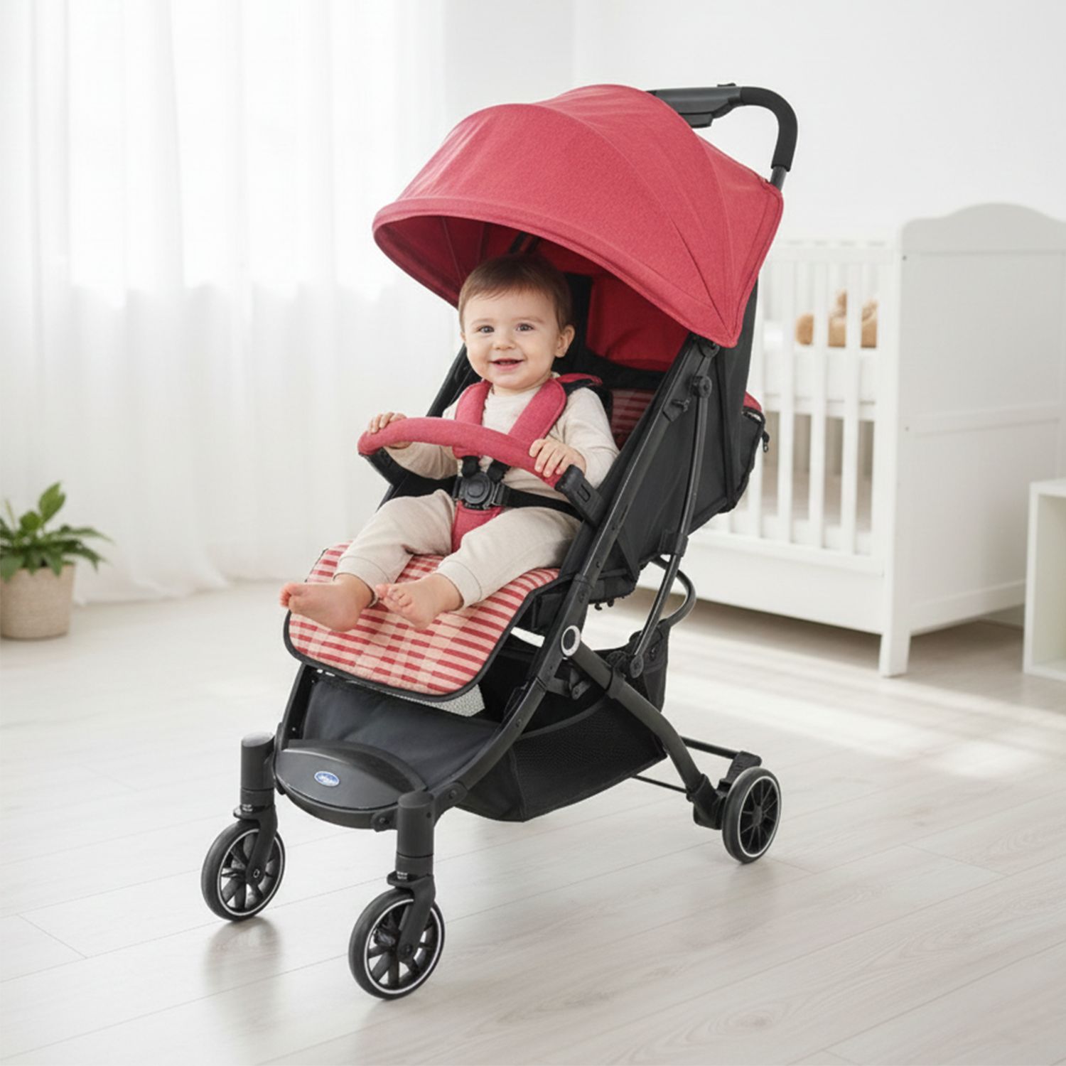 Z1689720141.png Baby Stroller BL-1021 Red — изображение 1